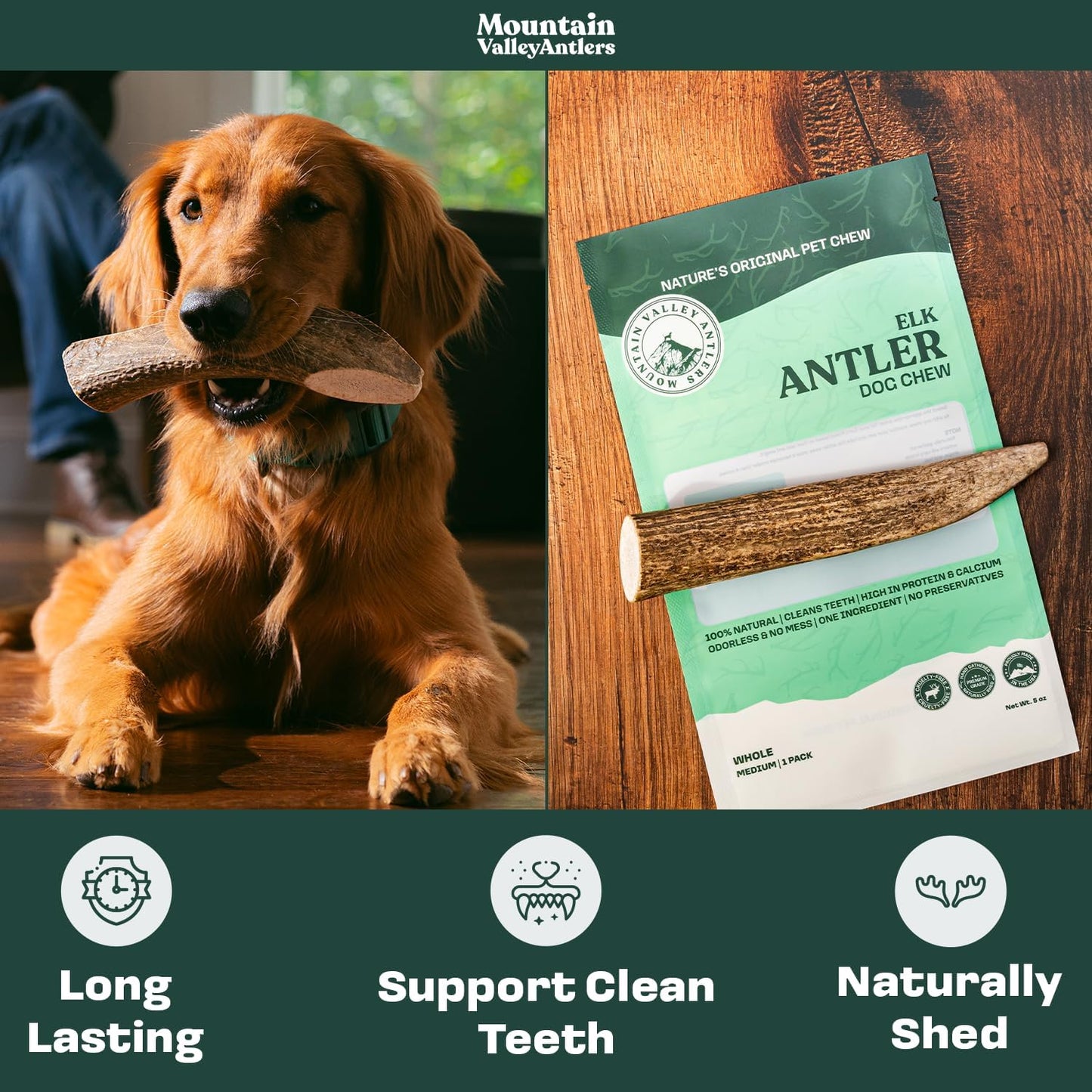 Elk Antler Whole Chew